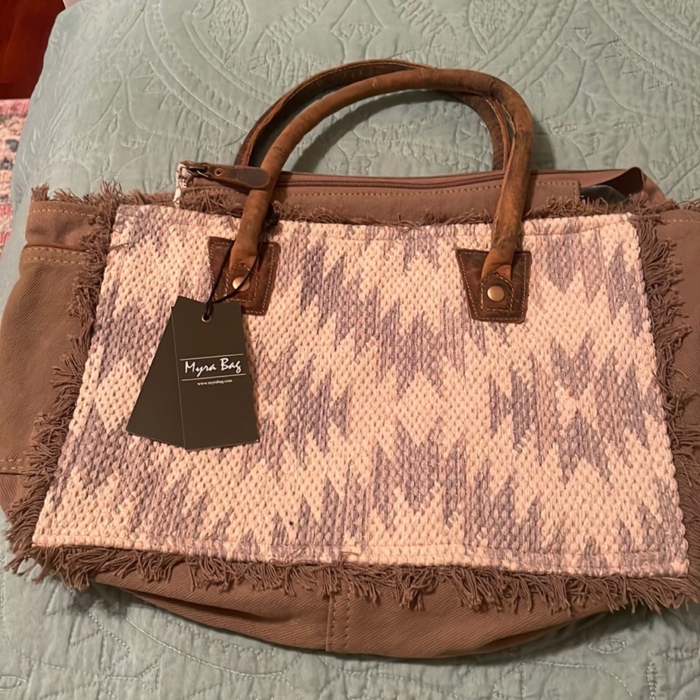 Brand New Myra Small Tote-Dulcet Canvas Small Bag